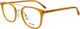Woodys Barcelona Wolf Men's Prescription Eyeglass Frame Yellow