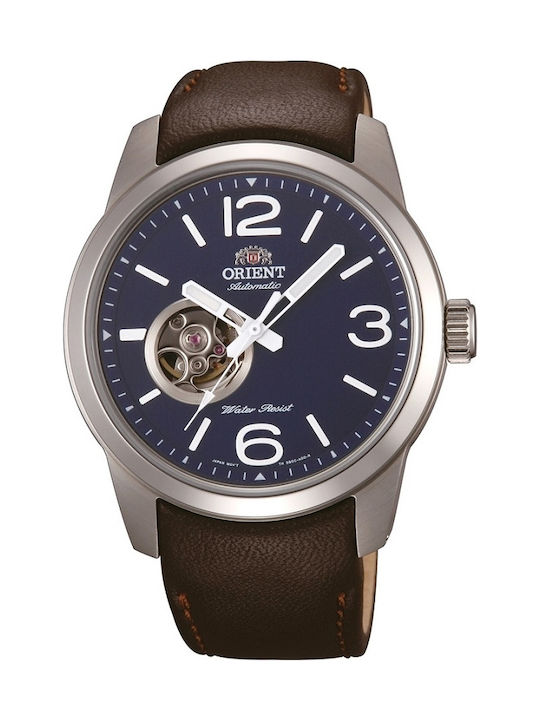 Orient Automatic Watch with Leather Strap Brown