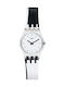 Swatch Dot Around Clock Watch with Black Rubber Strap