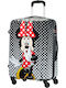 American Tourister Legend Minnie Mouse Polka Dot Kids Medium Hard Multicolour Suitcase With 4 Wheels Height 65cm