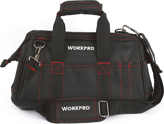 WorkPro Τσάντα Εργαλείων Ώμου Μαύρη Μ25xΠ42xΥ24εκ.