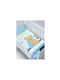 Morven Blanket Spanish Cot Piccola 794 Velvet Blue 110x140cm