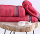 SB Home Πετσέτα Προσώπου Quatro Coral 50x90εκ. Ροζ Βάρους 500gr/m²