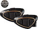 Midland BTX1 Pro Hi-Fi Twin Pack Διπλή Ενδοεπικοινωνία για Κράνος Μηχανής με Bluetooth