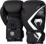 Venum Contender 2.0 Synthetic Leather Boxing Competition Gloves Black