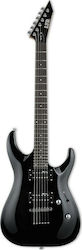 ESP LTD MH-10 Ηλεκτρική Κιθάρα ST Style με Θήκη Μαύρη