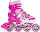 Nils NJ1828 Kids Adjustable Inline Rollers Pink