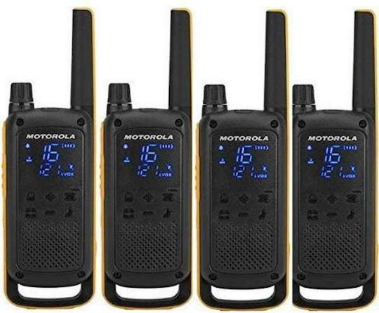 Motorola Talkabout T82 Extreme Transmițător Wireless PMR 0.5W cu Ecran Monocrom Set 4buc