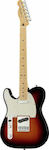 Fender Ηλεκτρική Κιθάρα Player Telecaster LH 3 Color για Αριστερόχειρες με SS Διάταξη Μαγνητών Ταστιέρα Maple σε Χρώμα Sunburst