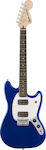 Fender Squier Bullet Ηλεκτρική Κιθάρα 6 Χορδών με Ταστιέρα Indian Laurel και Σχήμα Mustang σε Μπλε Χρώμα