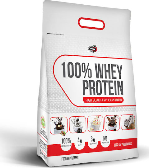 Pure Nutrition USA 100% Whey Protein Протеин Суроватъчен с Вкус Бисквитки и крем 2.272kg