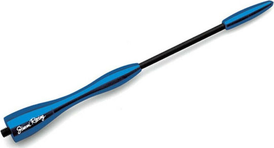 Simoni Racing Car Antenna Roof Threaded for Radio in Blue Color