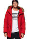Everest Winter Jacke Parka Rot