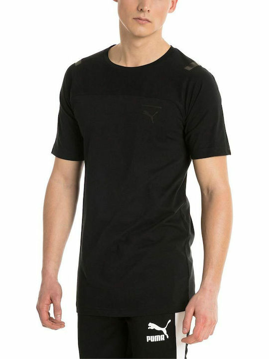 Puma Pace Tee Herren T-Shirt Kurzarm Schwarz