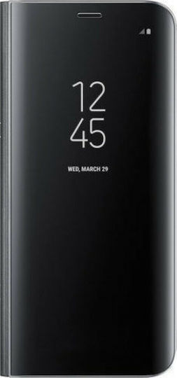 Galaxy A6 Plus 2018 Book Plastic Negru (Galaxy A6+ 2018)