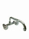 Ottone Meloda Enne Kitchen Faucet Wall Silver