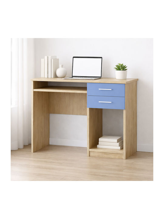 No 8 Kinderschreibtisch aus Melamin Oak-Light B...
