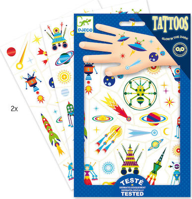 Djeco Διάστημα Kids Tattoos