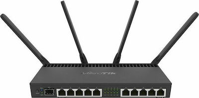 MikroTik RB4011iGS+5HacQ2HnD-IN Ασύρματο Router Wi‑Fi 5 με 10 Θύρες Gigabit Ethernet