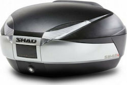 Shad SH48 Motorrad-Topcase 48lt Silber/Schwarz
