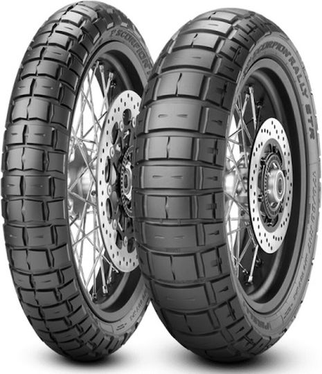 Pirelli Scorpion Rally STR 120/70R18 59V Tubeless TT On-Off Motorradreifen Vorderseite