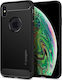 Spigen Rugged Armor Umschlag Rückseite Silikon Schwarz (iPhone XS Max)