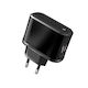 Celly Ladegerät ohne Kabel mit 2 USB-A Anschlüsse Schwarzs (TCUSB22)
