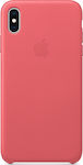 Apple Leather Case Leather Back Cover Pink (iPhone XS Max)