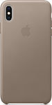 Apple Leather Case Umschlag Rückseite Leder Braun (iPhone XS Max) MRWR2ZM/A