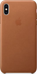 Apple Leather Case Back Cover Δερμάτινο Καφέ (i...