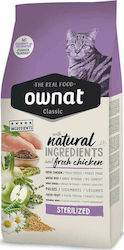 Ownat Classic Sterilized Dry Food for Neutered Cats with Chicken 4kg