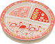 Sugar Booger Baby Food Plate Flamingo Divided Suction Plate made of Melamine Pink A1234