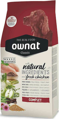 Ownat Classic Complet 4kg Dry Food for Adult Dogs with Chicken