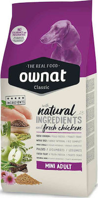 Ownat Classic Mini 4kg Trockenfutter für erwachsene Hunde kleiner Rassen mit Huhn