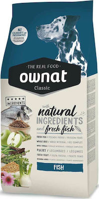 Ownat Classic 20kg Dry Food for Adult Dogs with Rice and Fish