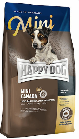 Happy Dog Mini Canada 1kg Dry Food for Small Breed Dogs with Lamb, Potatoes and Salmon