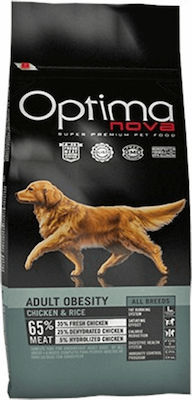 Optimanova Adult Obesity 2kg Dry Food Diet for Adult Dogs with Chicken and Rice