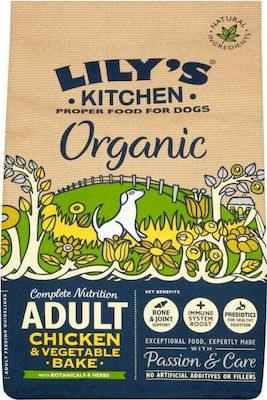 Lily's Kitchen Organic Chicken & Vegetable 7kg Dry Food for Adult Dogs with Vegetables