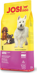 Josera Josidog Mini 18kg Hrană Uscată fără Gluten pentru Câini Adulți de Rase Mici cu Porumb, Carne, Rață și Orez