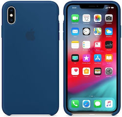 Apple Silicone Case Coperta din spate Silicon Albastru (iPhone XS Max) MTFE2ZM/A