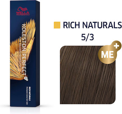 Wella Koleston Perfect Me+ Rich Naturals Haarfarbe 5/3 Chestnut Open Chantre 60ml