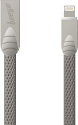 Beeyo Flach USB-A zu Lightning Kabel Schwarz 1m (GSM032364)