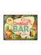 Nostalgic Art Decorative Sign Cocktail Bar Handmade Metal 40x1x30cm