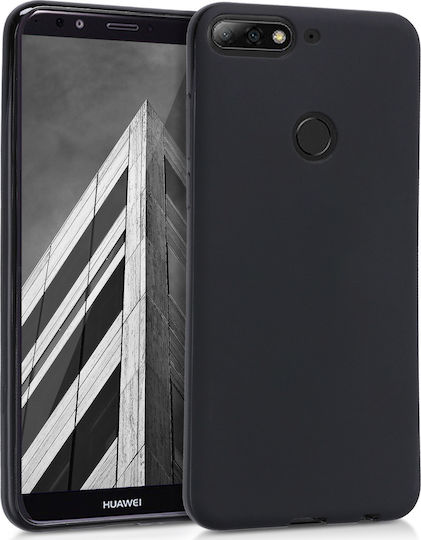 Prime Back Cover Silicon 1.2mm Negru (Huawei Y7 2018/Y7 Prime 2018 - Huawei Y7 2018/Y7 Prime 2018)
