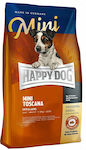 Happy Dog Mini Toscana 1kg Ξηρά Τροφή χωρίς Γλουτένη για Ενήλικους Σκύλους Μικρόσωμων Φυλών με Πάπια και Σολομό