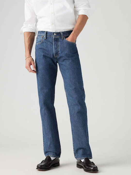 Levi's 501 Jeans Pants Regular Straight Fit Blue