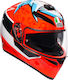 AGV K-3 SV Full Face Helmet with Pinlock and Sun Visor ECE 22.05 1570gr Multi Attack 210301A2EY052004