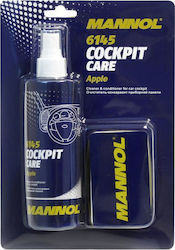 Mannol 6145 Cockpit Care Spray Curățare și Lustruire pentru Bord Auto cu Parfum de Măr 250ml