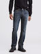527 Slim BootCut Men's Jeans Pants Slim Straight Fit Blue