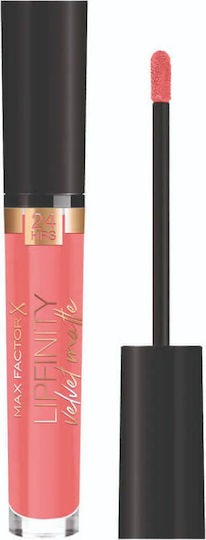 Max Factor Lipfinity Velvet Matte Long Lasting Liquid Lipstick Velvet 30 Cool Coral 3.5ml